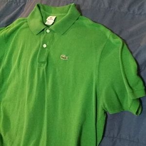 Classic Green Lacoste polo